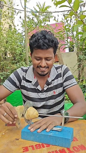 DIY Spring Potato Machine 🔥🥔 | Vijay S