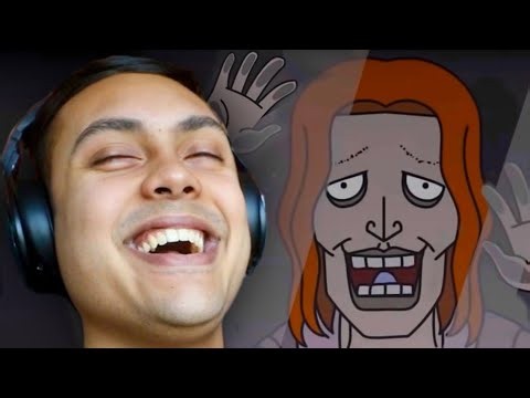 REACTING TO FUNNY SCARY STORIES ANIMATIONS (HILARIOUS)