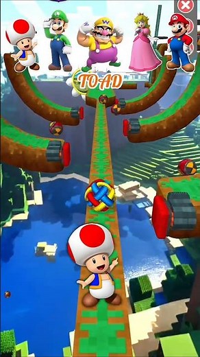 Going Balls - Jump Challenge with Mario, Toad, Luigi #10k