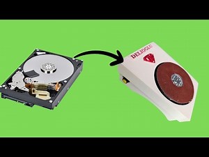 How to Make a Sander from an Old HDD Step by Step