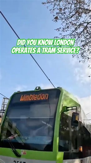Did you know London operates a Tram service #train #tram #tramline #tramlink #londontram #transport