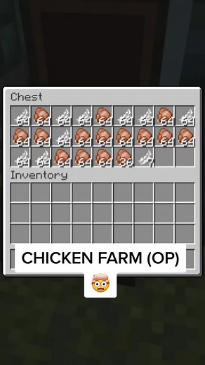 Chicken farm #minecraft #bedrock #java #game