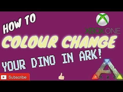 How to Colour Change your Dino in Ark