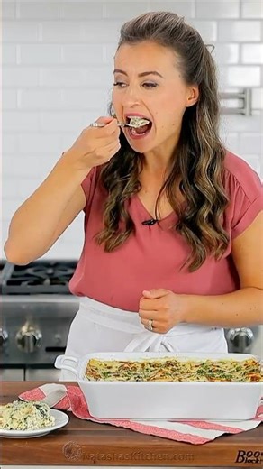 Cheesy Chicken Lasagna (So Good!) #shorts