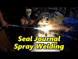 Spray Weld Repair for a Porter-Cable G8 Sander Spindle