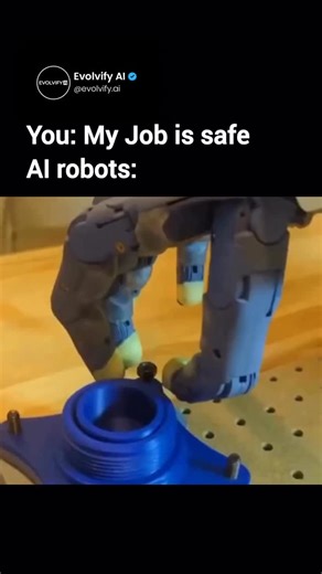 Evolvify AI on Instagram: "Robotic hands are now outperforming humans in precision tasks like tightening screws. Their actuators move faster than muscles, while control loops process thousands of corrections per second—far quicker than human reactions. Tactile sensors ensure exact torque, and vision systems paired with AI locate misaligned screw holes with sub-millimeter accuracy. Machine learning trains the robot on thousands of assemblies, teaching it optimal force, error recovery, and anomaly