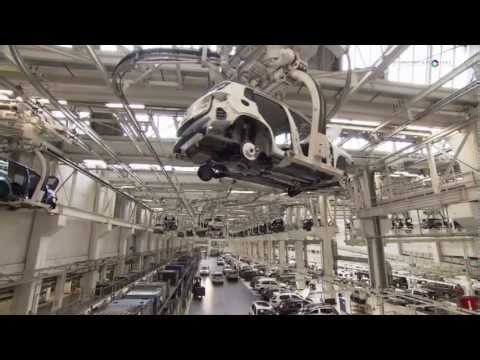 2011 Volkswagen factory Wolfsburg Tiguan production Final assembly car carrier