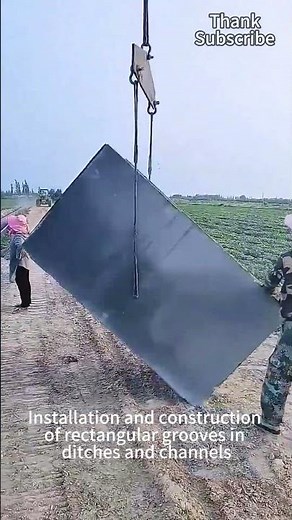 Installation and construction of rectangular trenches