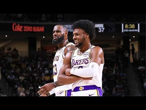 Bronny And LeBron James Make HISTORY In First Game Together 🔥