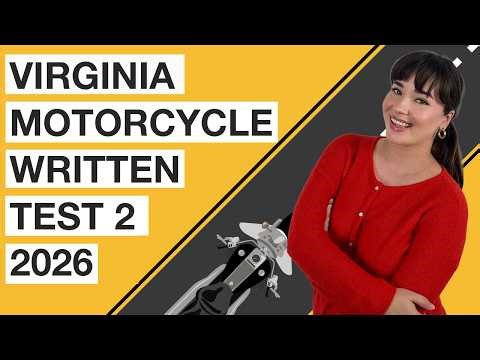 Virginia Motorcycle Written Test 2 2026 (50 Questions with Explained Answers)