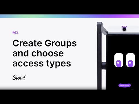 MirrorTalk guide: Create groups and choose access types