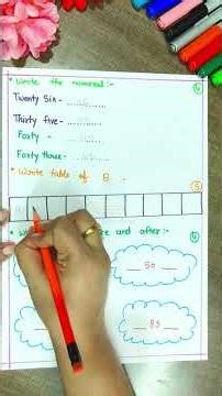 ukg maths annual Exam paper #thekidsboat