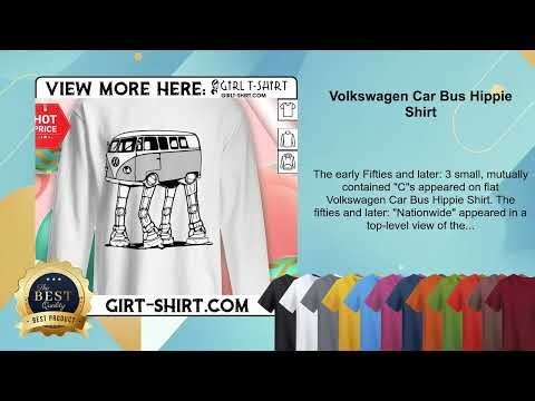 Volkswagen Car Bus Hippie Shirt