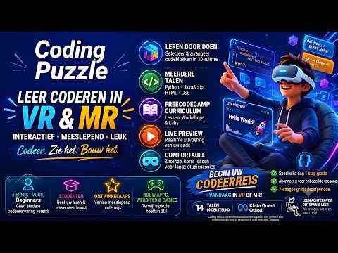 Coding Puzzle - Programmeren leren op Meta Quest