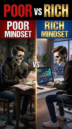 Poor vs Rich Mindset — Life Reality #shorts #education #motivation