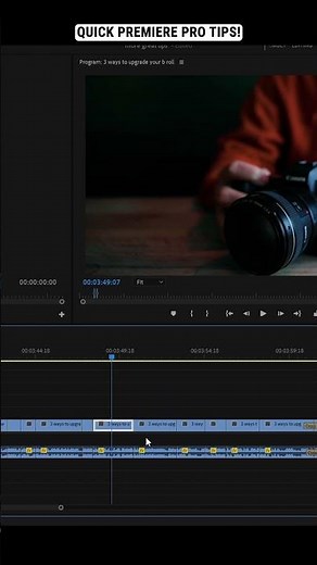 Premiere Pro Tips Every Editor Should Know: The Mouse Wheel | #shorts