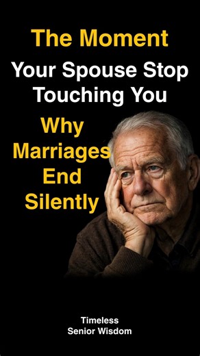 When Your Spouse Stops Touching #MarriageProblems #SeniorWisdom #RelationshipTruth #elderlywisdom