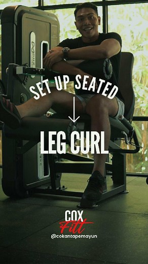 Set up seated leg curl #gym #legworkout | Leg Extension