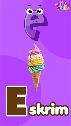 LEARN THE LETTER E ♥ LEARN ABC FOR KIDS ♥ Learn ABC For Kids