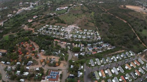 Drone footage shows destruction in aftermath of storm in Portugal's popular Algarve region