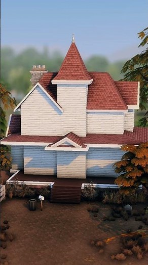 Southern Gothic Family House Exterior | The Sims 4 | Stop Motion Build [No CC]
