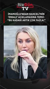 Dilek İmamoğlu’ndan Bahçeli’nin ‘İmralı’ açıklamasına flaş tepki: “Bu kadarı artık çok fazla!”
