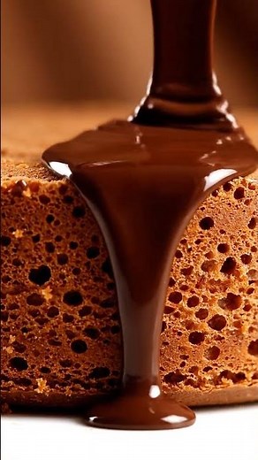 “Chocolate Drizzle Cake” – Melting Sweetness 🍫