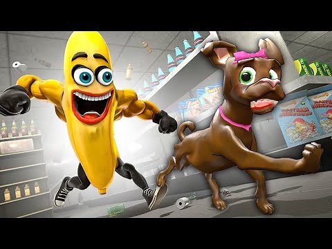 IF YOU SEE BANANA MAN.. RUN AWAY FAST! (*Gmod Sandbox*)
