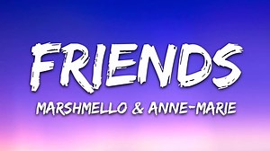 493K views · 15K reactions | Friends - Marshmello & Anne-Marie(Lyrics) | Music cartoon | Facebook