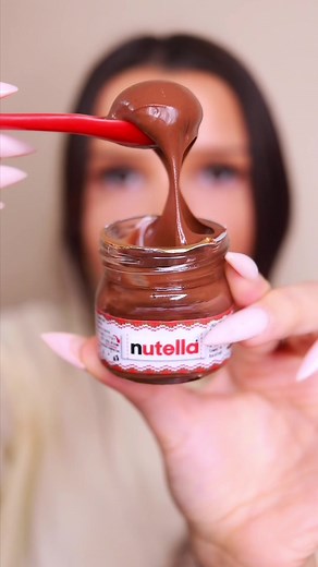 Nutella ASMR Mukbang Chocolate Challenge Video