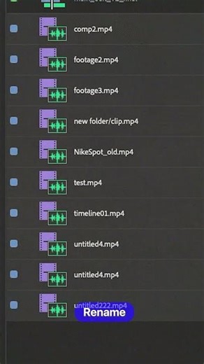 NEW: MassRename for Premiere Pro