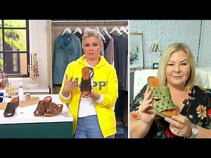 Spring Step Leather Wedge Sandals - Labarnas on QVC