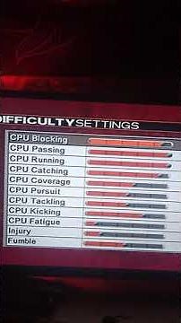 Realest NFL 2K5 gameplay settings