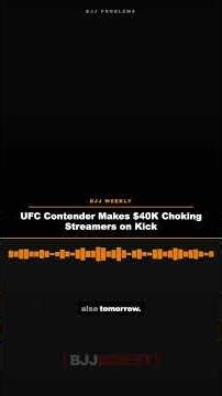 UFC Contender Makes $40K Choking Streamers. Then It Got Worse.