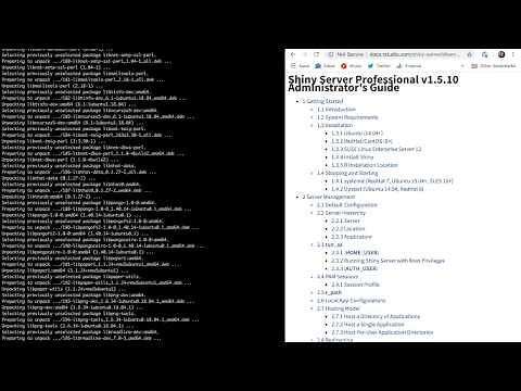 How to deploy Shiny Server with AWS
