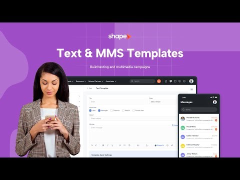How to Use Text & MMS Templates in Shape for Faster Lead Outreach — Mortgage CRM Training