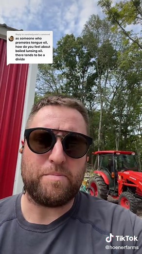 Replying to @ourshadyvale Boiled Linseed Oil is another misleading finish brought to you by chemical companies and conventional wisdom. #woodtok #woodfinish #outdoorfurniture #axehandle #farmtools #learnontiktok #learnedontiktok #tungoil #naturalproducts #cleanliving