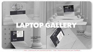 Videohive Grey Minimal Laptop Gallery - 38022826 AEdownload.com