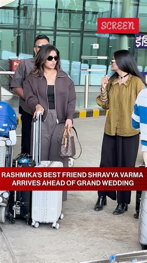 Wedding Bells: Rashmika Mandanna's Friend Shravya Varma Arrives In Udaipur | Screen | #shorts
