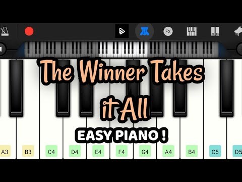 The Winner Takes it All - ABBA (Perfect Piano Tutorial)