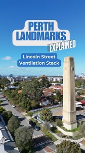 Back in 1941, this 38-metre-high Art Deco tower was built as a vent to improve Perth’s sewerage system🏗️ Known as the Lincoln Street Ventilation Stack, this monument towers above the treetops in Highgate 🏡 Designed by AE Paddy Clare and engineered by Russell J Dumas, it was made to vent the acidic gas high into the atmosphere from the sewerage system 👷🏼‍♂️ It was considered a failed experiment when unpleasant odours were continually smelt by residents nearby 😷 During World War II, the Polic