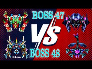 Galaxy Attack Alien Vs Space Shooter Boss 47 & 48 | Epic Boss Battle