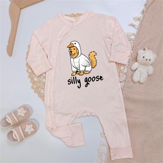 Silly Goose Baby Romper, Funny Baby Bodysuit, Cute Goose Outfit for Infant, Unisex Baby Gift, Toddler One Piece - Etsy