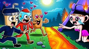 Fire at the Camp!😱⛺ Save Cappuccina from the Burning Camp! | Brainrot & Sprunki Animation | Zippy Animation