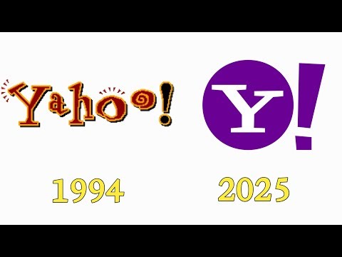 Evolution of Yahoo Logo [1994 - 2025]