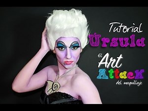 URSULA Disney Tutorial de maquillaje. La sirenita.