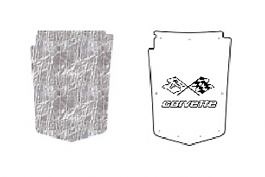 68-72 AcoustiSHIELD Hood Insulation (C3 Emblem)