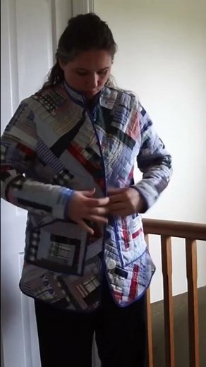 Make your own quilted jacket! Check full tutorial for details