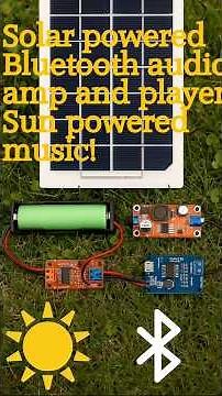 Solar-Powered Bluetooth Speaker 🔋☀️ | DIY Off-Grid Audio
