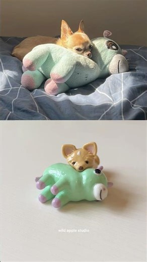 Day 20 of making animals with polymer clay 🥰